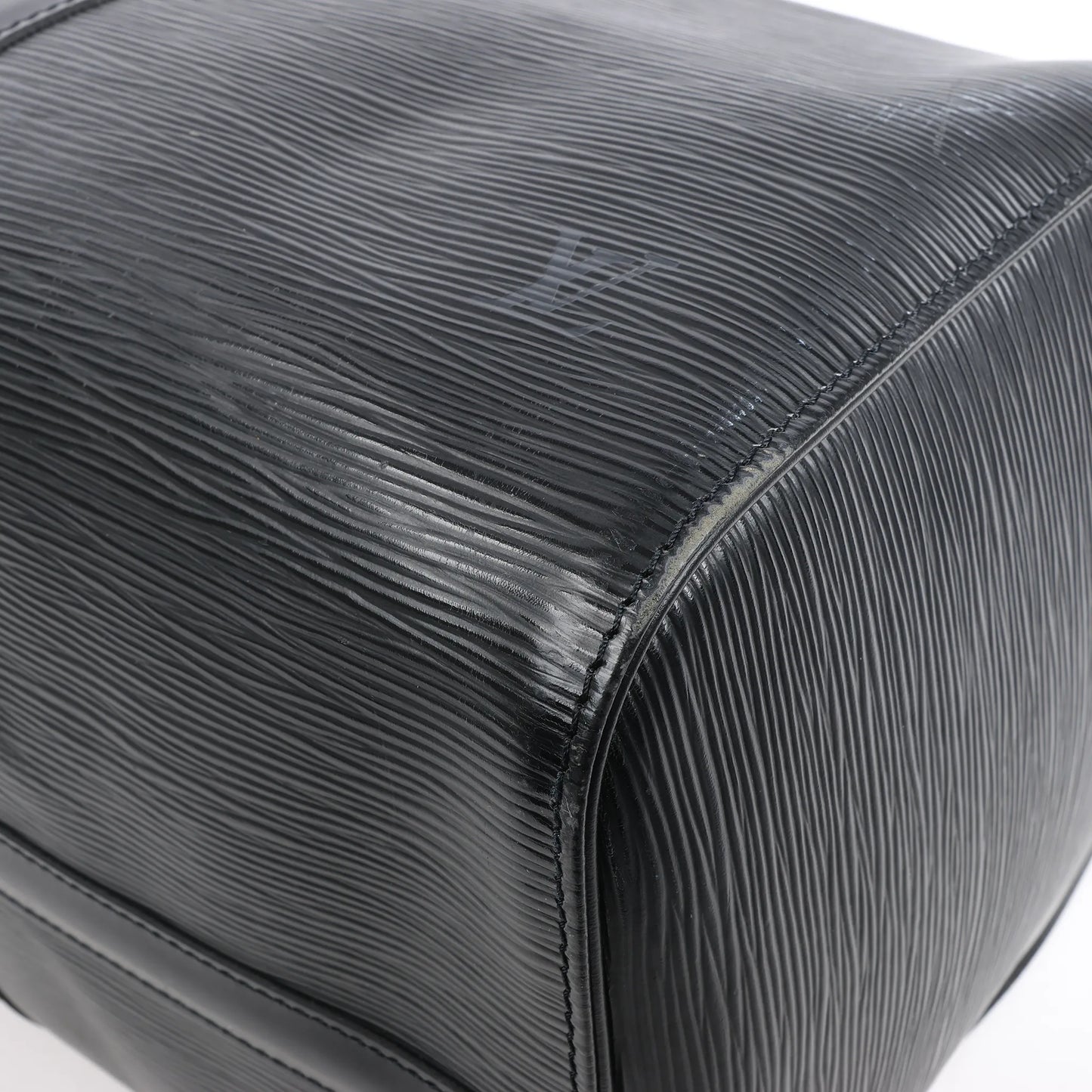 Louis Vuitton Epi Leather Keepall 45 Travel Bag in Black M42972