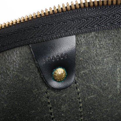 Louis Vuitton Epi Leather Keepall 45 Travel Bag in Black M42972