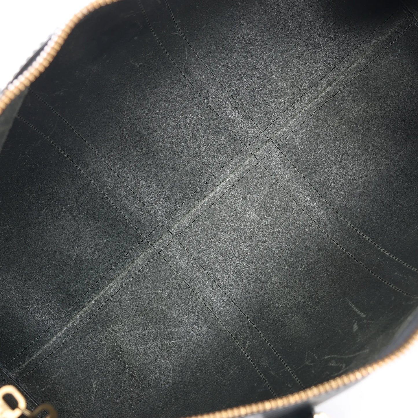 Louis Vuitton Epi Leather Keepall 45 Travel Bag in Black M42972