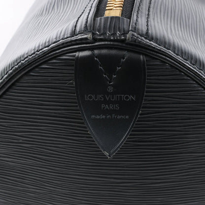 Louis Vuitton Epi Leather Keepall 45 Travel Bag in Black M42972