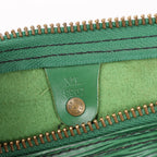 Bolso de viaje Louis Vuitton Keepall 45 de cuero Epi en color marrón