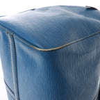 Louis Vuitton Keepall 45 Epi Leather Travel Bag in Blue M42975