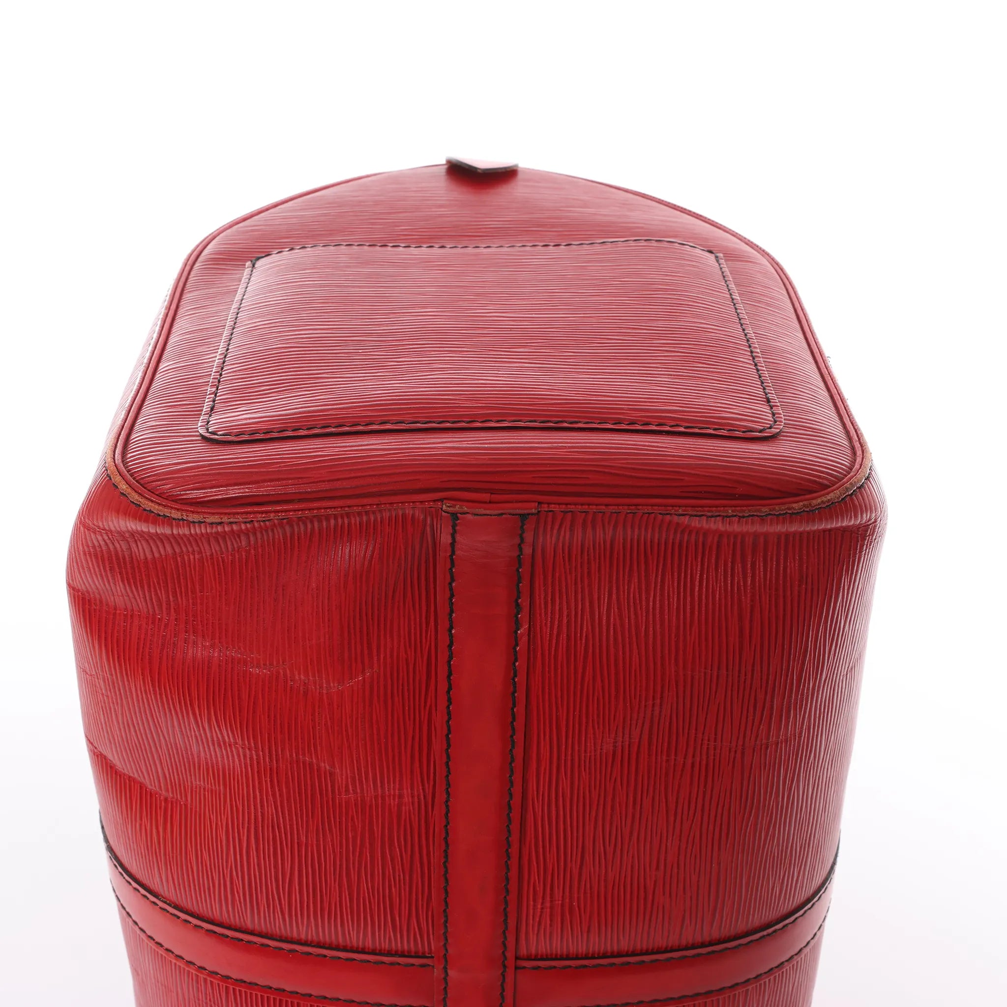 Louis Vuitton Keepall 45 Epi Leather Travel Bag in Red M42977
