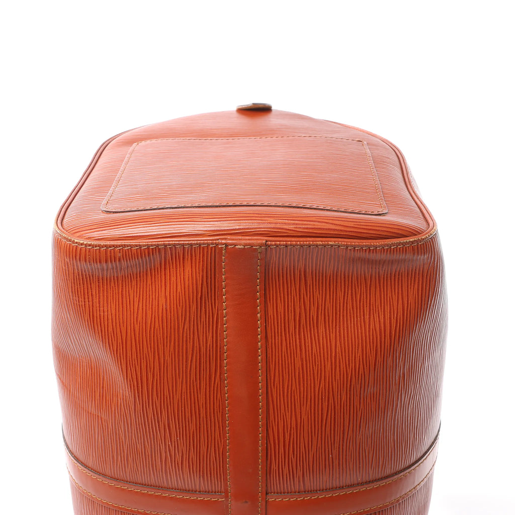 Louis Vuitton Keepall 45 Epi Leather Travel Bag in Brown M42978