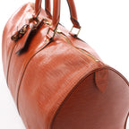 Louis Vuitton Keepall 45 Epi Leather Travel Bag in Brown M42978