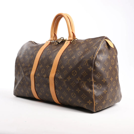 Louis Vuitton Monogram Canvas Keepall 45 Travel Bag M41428