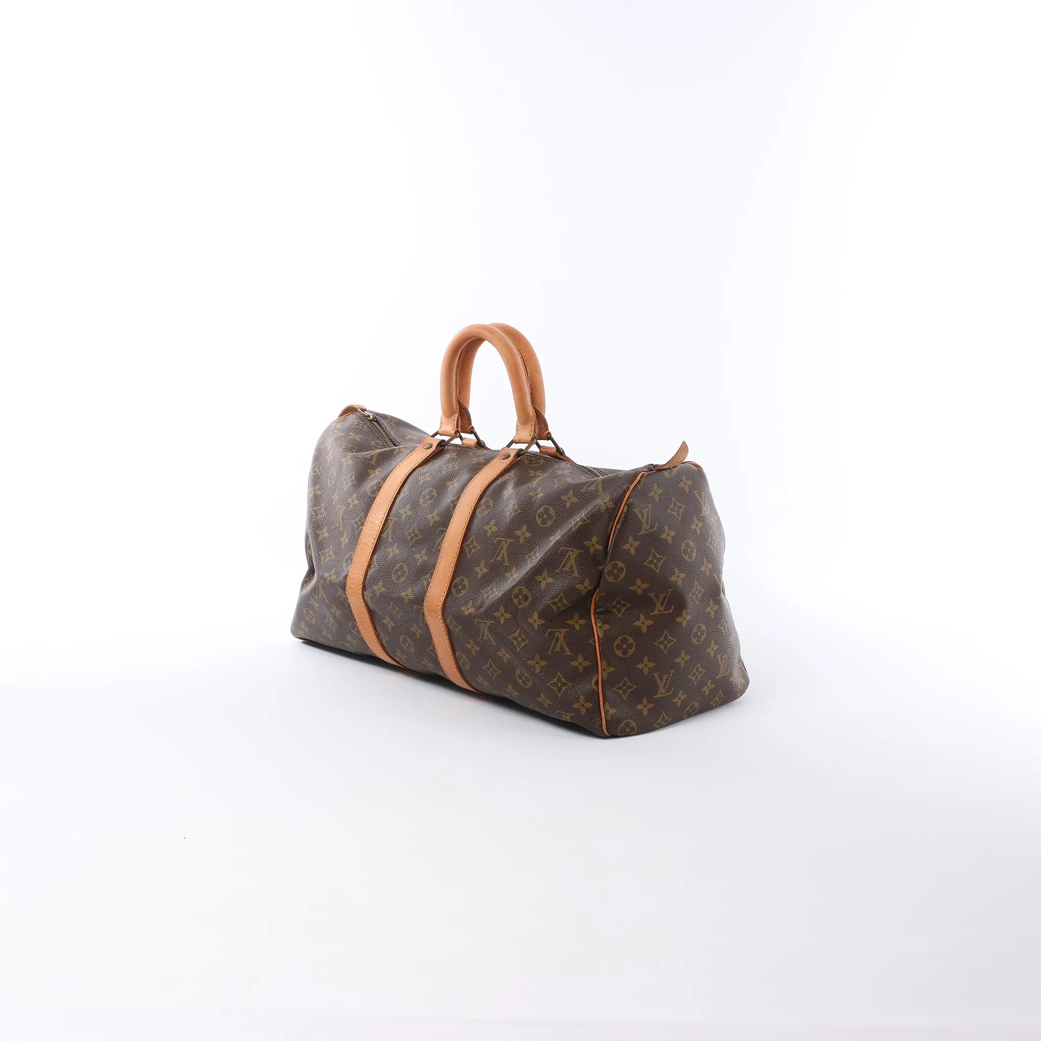 Louis Vuitton Keepall 45 Monogram Canvas Travel Bag in Brown M41428