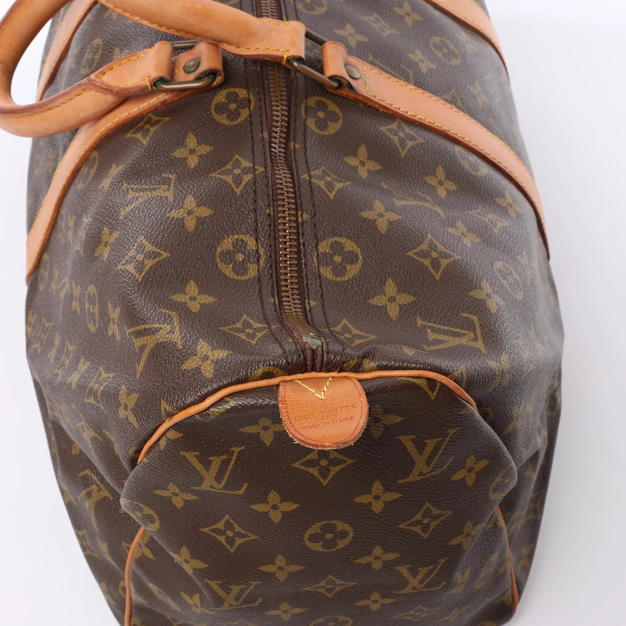 Louis Vuitton Keepall 45 Monogram Canvas Travel Bag in Brown M41428