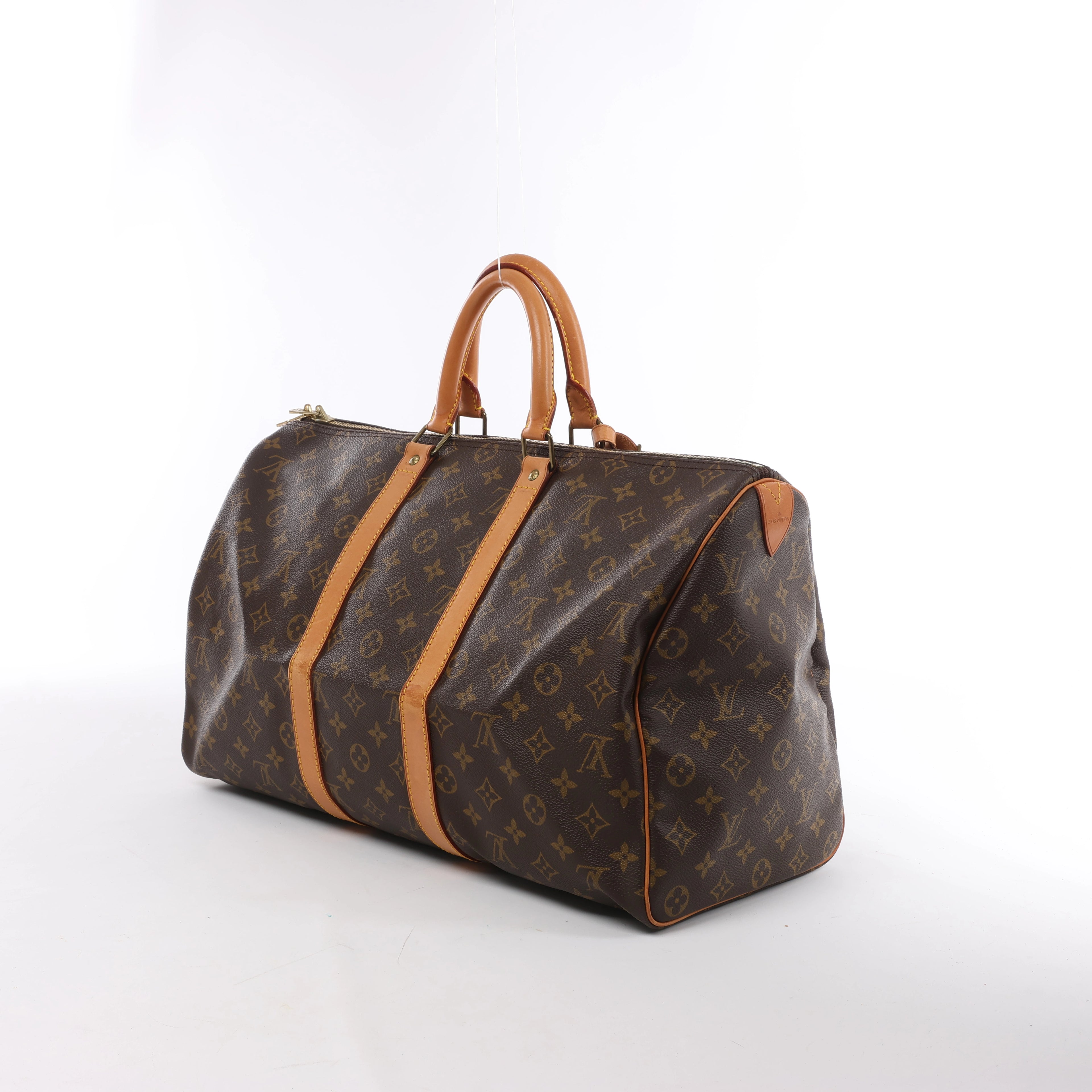 Bolsa de viaje Louis Vuitton Keepall 45 Monogram Canvas en marrón M41428