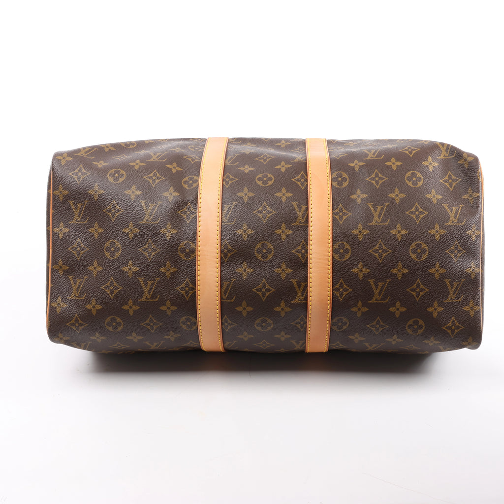Bolsa de viaje Louis Vuitton Keepall 45 Monogram Canvas en marrón M41428