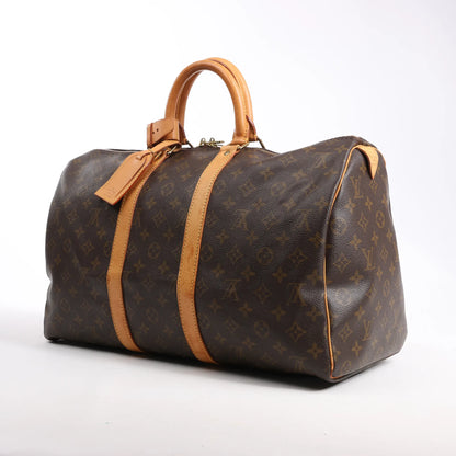 Louis Vuitton Monogram Canvas Keepall 45 Travel Bag M41428