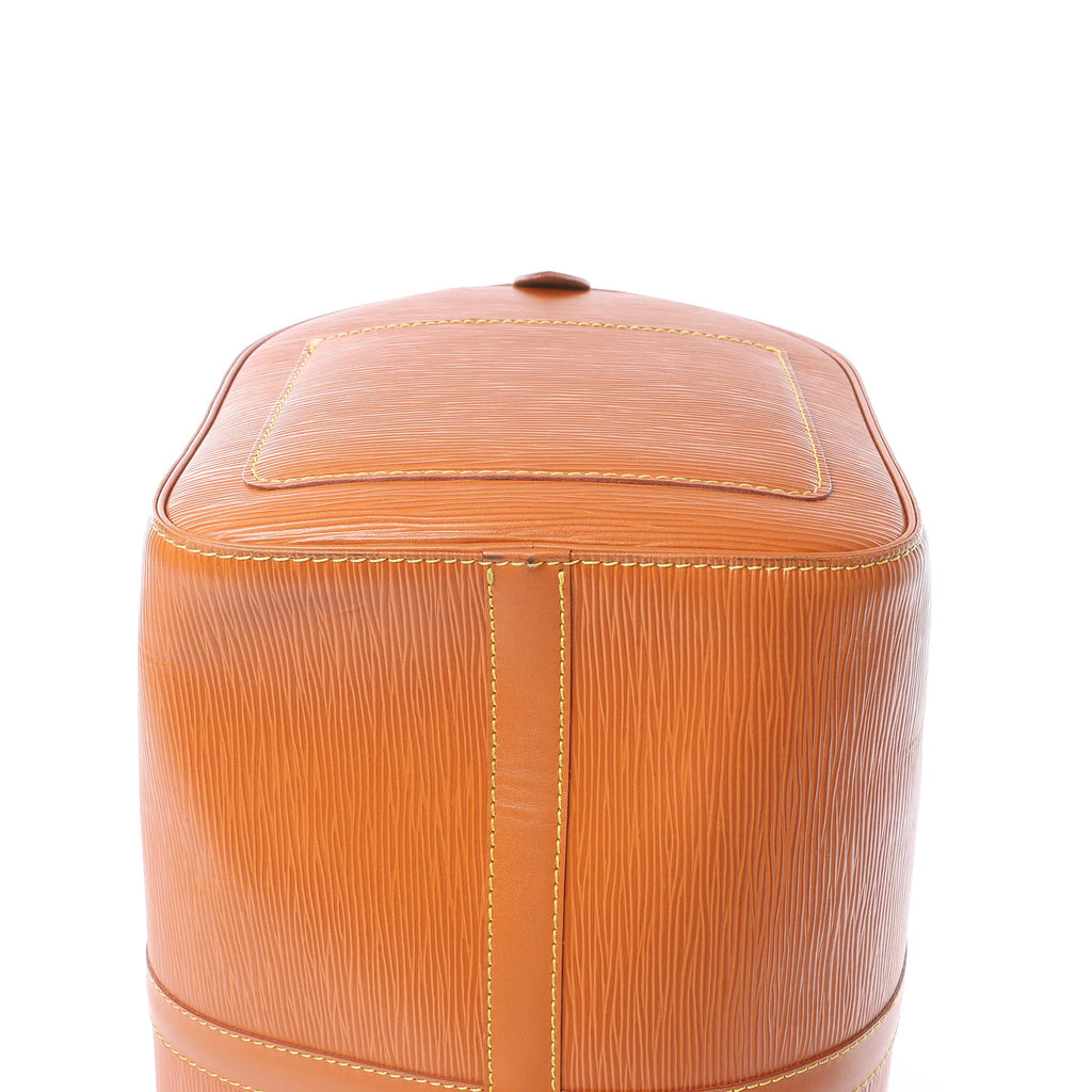 Louis Vuitton Keepall 45 Epi Leather Travel Bag in Brown