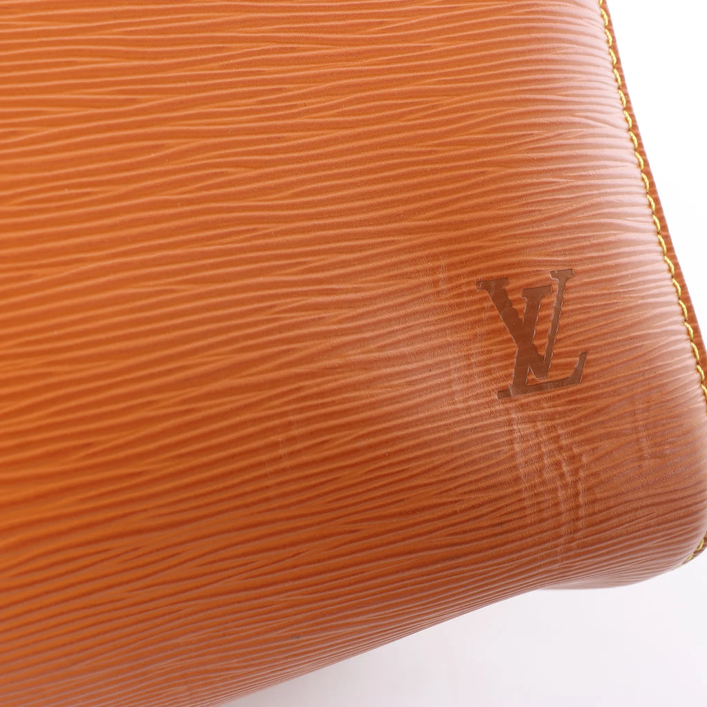 Louis Vuitton Keepall 45 Epi Leather Travel Bag in Brown