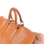 Louis Vuitton Keepall 45 Epi Leather Travel Bag in Brown