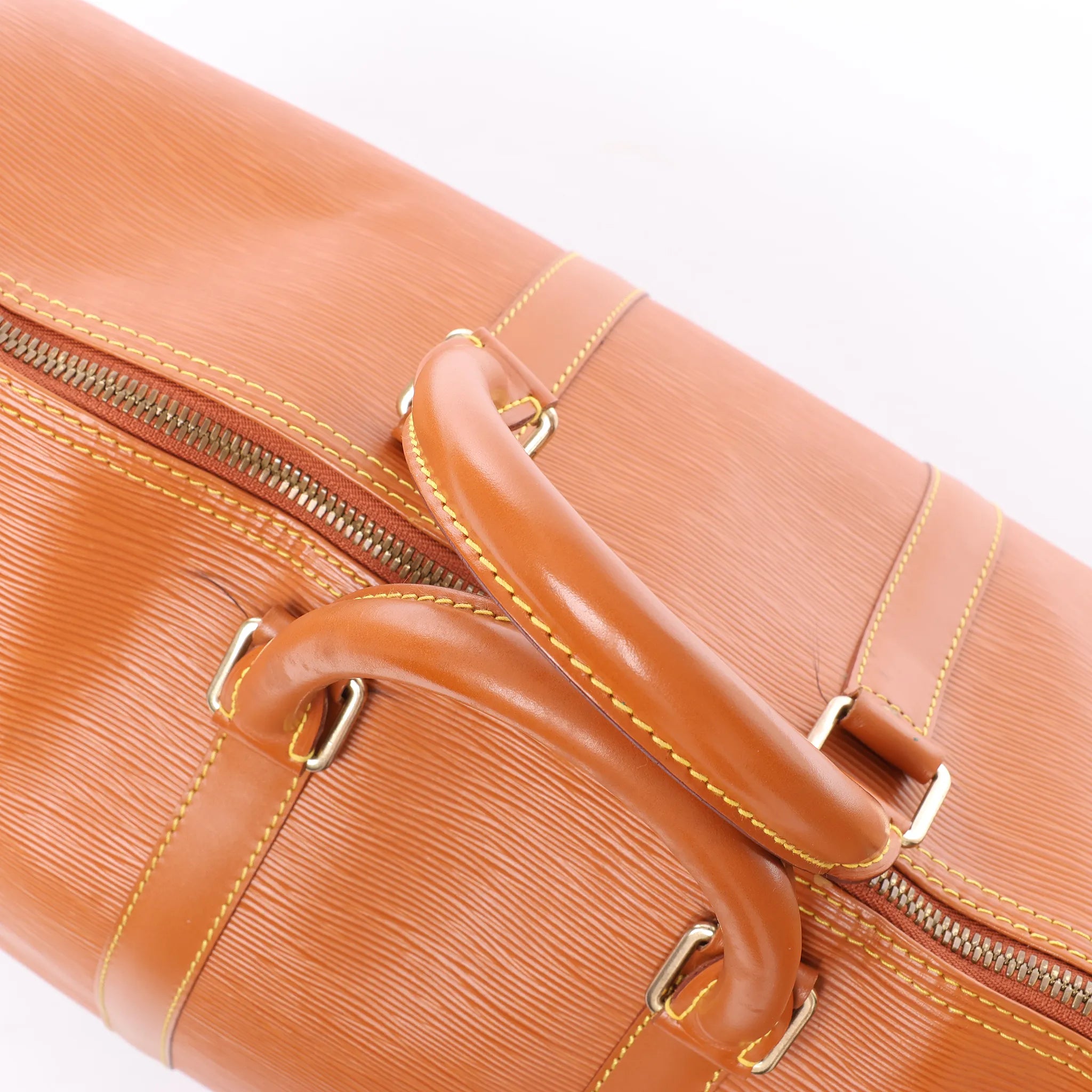 Louis Vuitton Keepall 45 Epi Leather Travel Bag in Brown