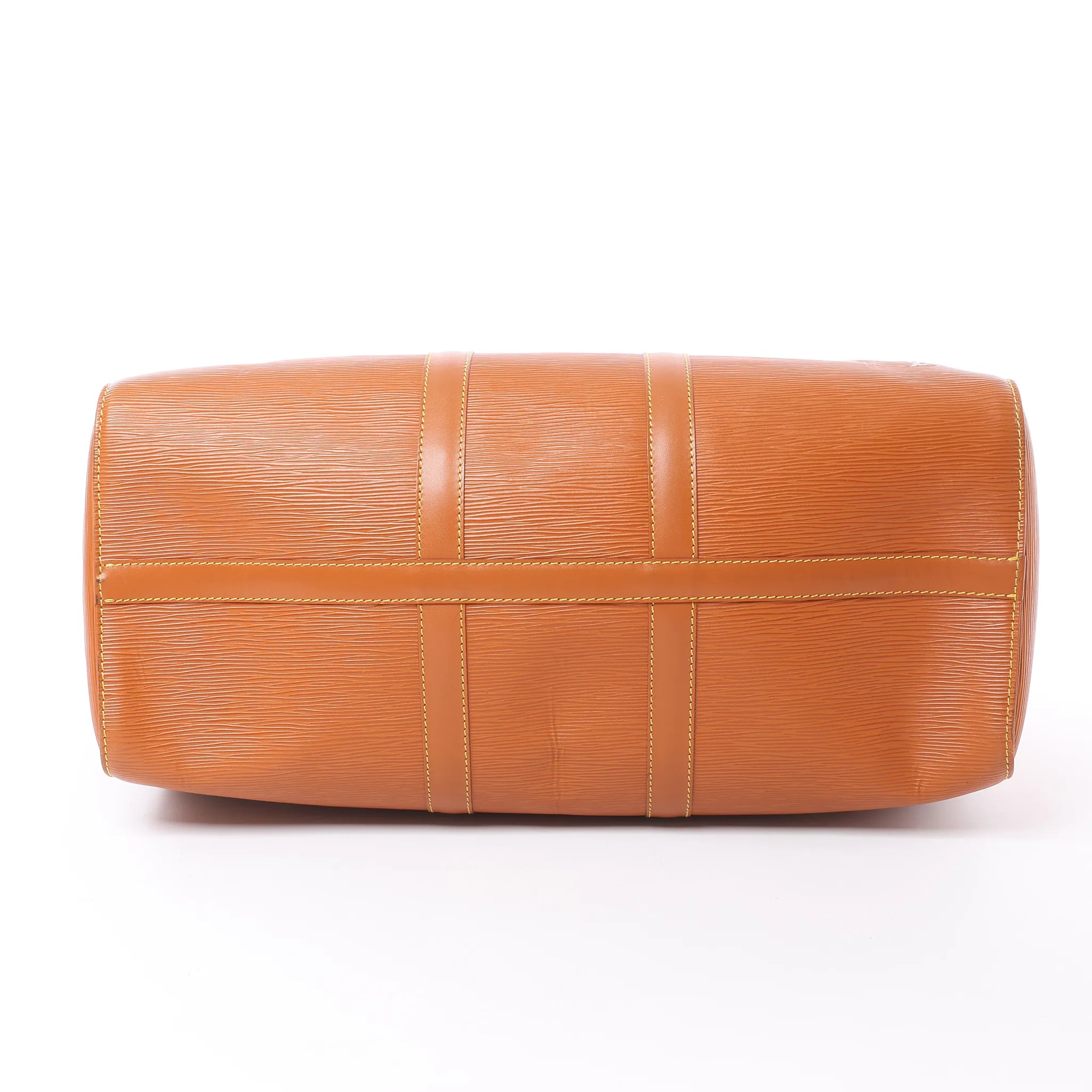 Louis Vuitton Keepall 45 Epi Leather Travel Bag in Brown