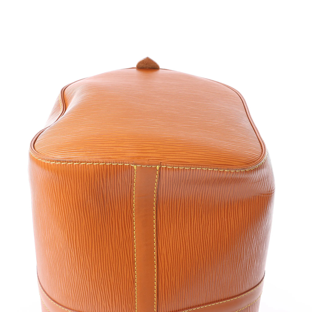 Louis Vuitton Keepall 45 Epi Leather Travel Bag in Brown