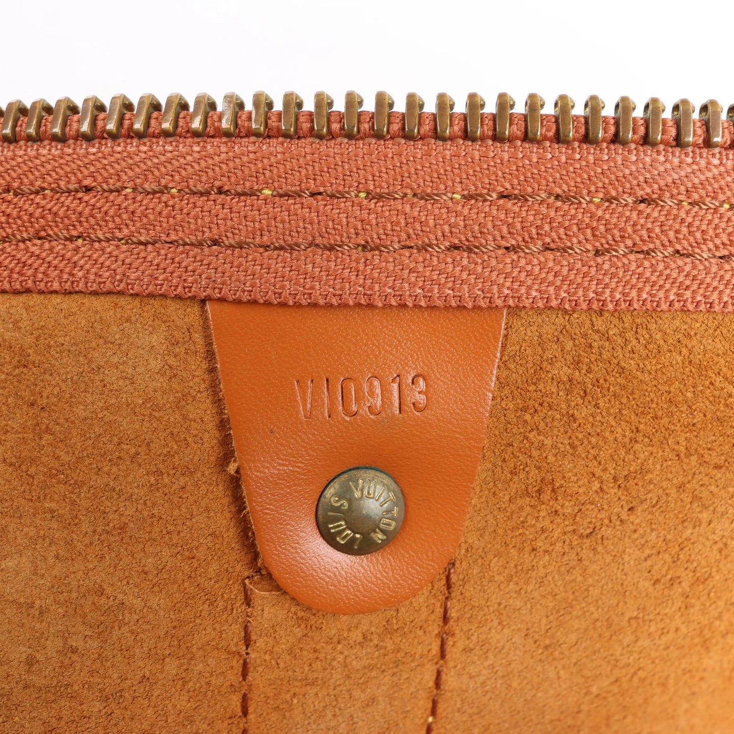 Louis Vuitton Epi Leather Keepall 45 Travel Bag in Brown M42978