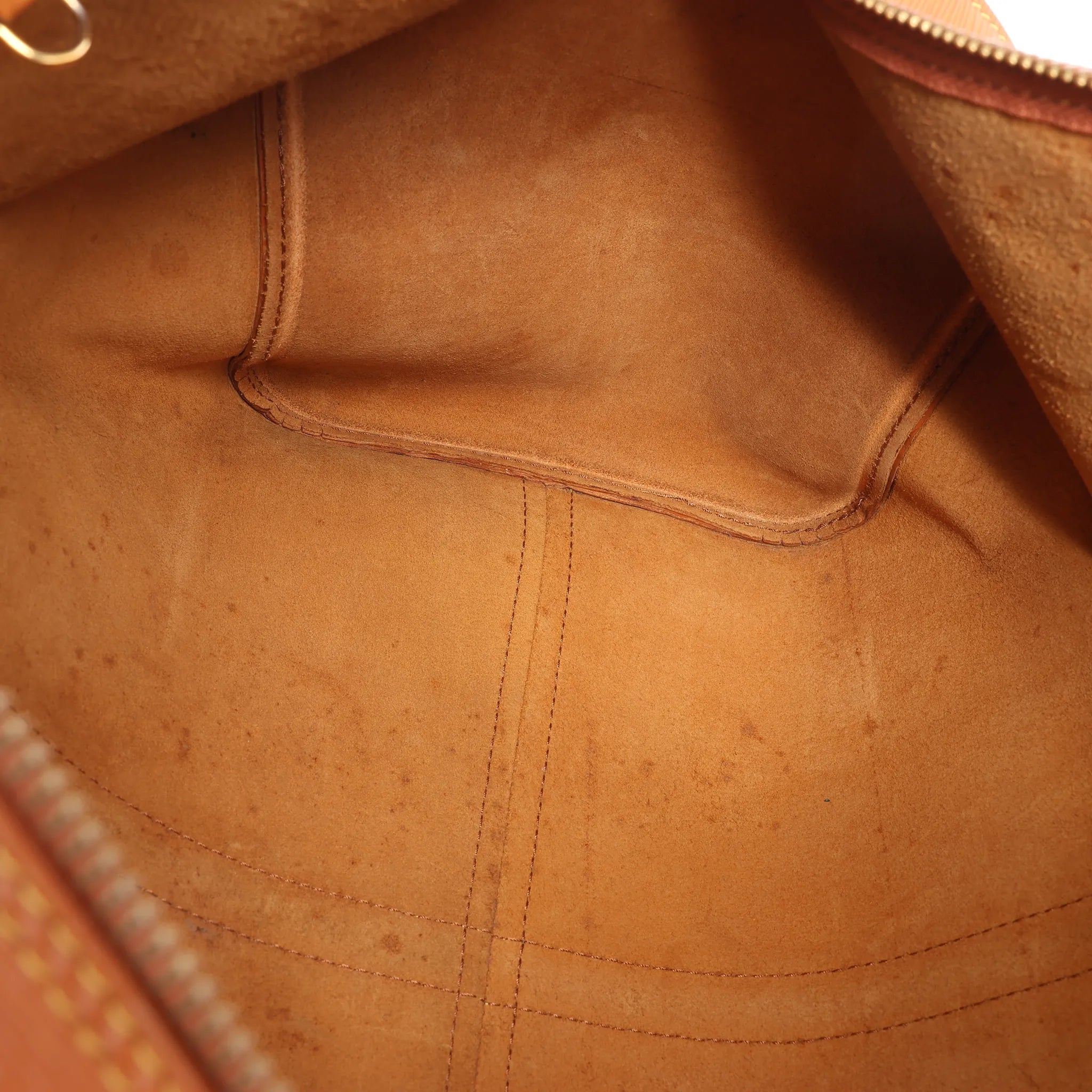 Louis Vuitton Epi Leather Keepall 45 Travel Bag in Brown M42978