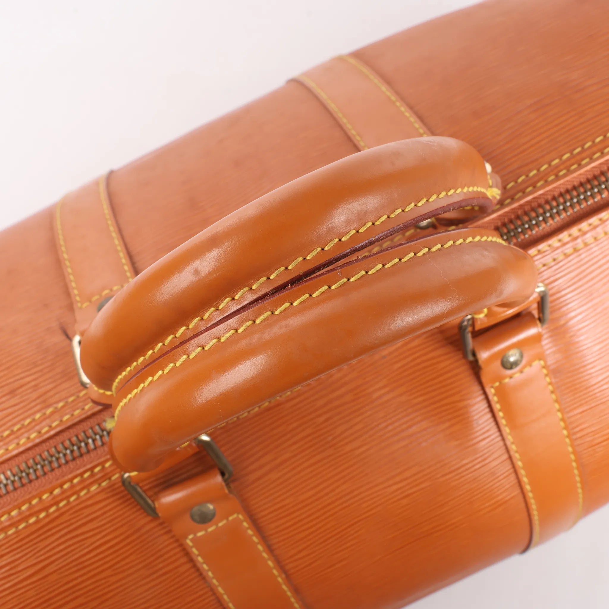 Louis Vuitton Epi Leather Keepall 45 Travel Bag in Brown M42978