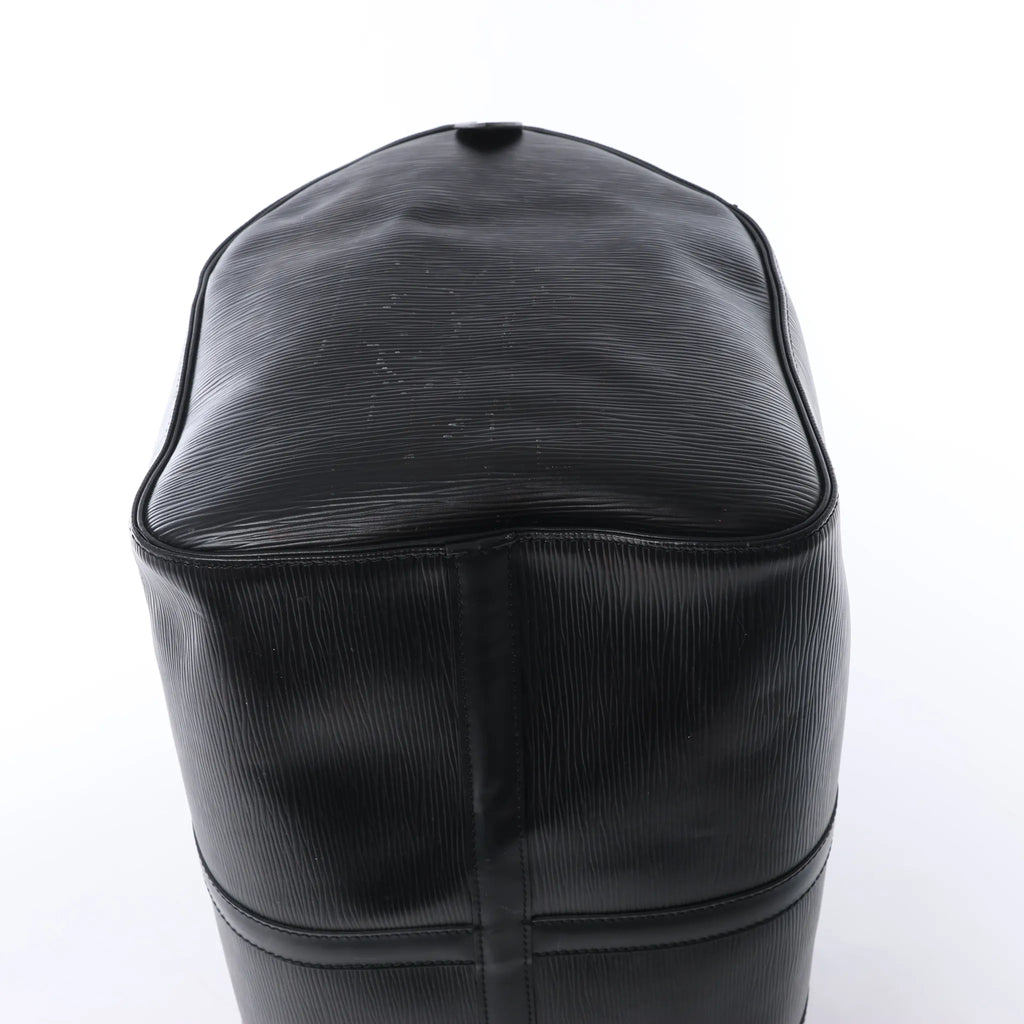 Louis Vuitton Keepall 50 Epi Leather Travel Bag in Black M42962