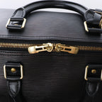 Louis Vuitton Keepall 50 Epi Leather Travel Bag in Black M42962