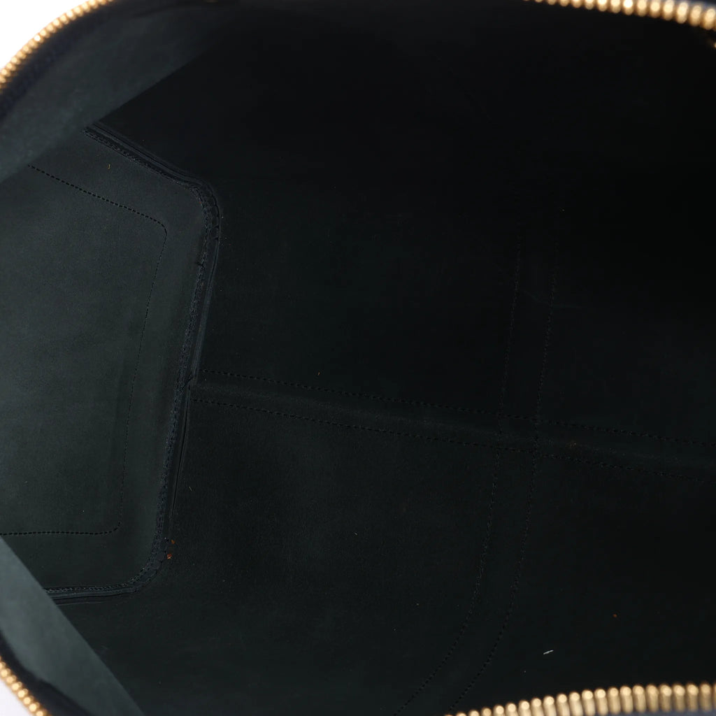 Louis Vuitton Keepall 50 Epi Leather Travel Bag in Black M42962
