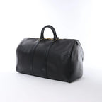 Louis Vuitton Keepall 50 Epi Leather Travel Bag in Black M42962