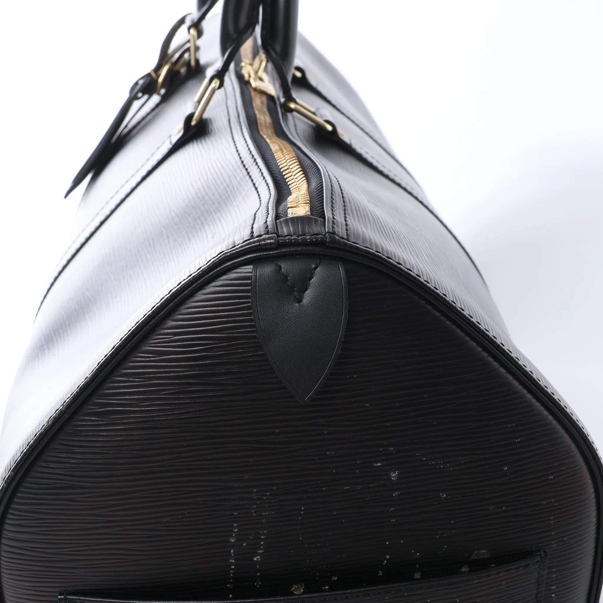 Louis Vuitton Keepall 50 Epi Leather Travel Bag in Black M42962