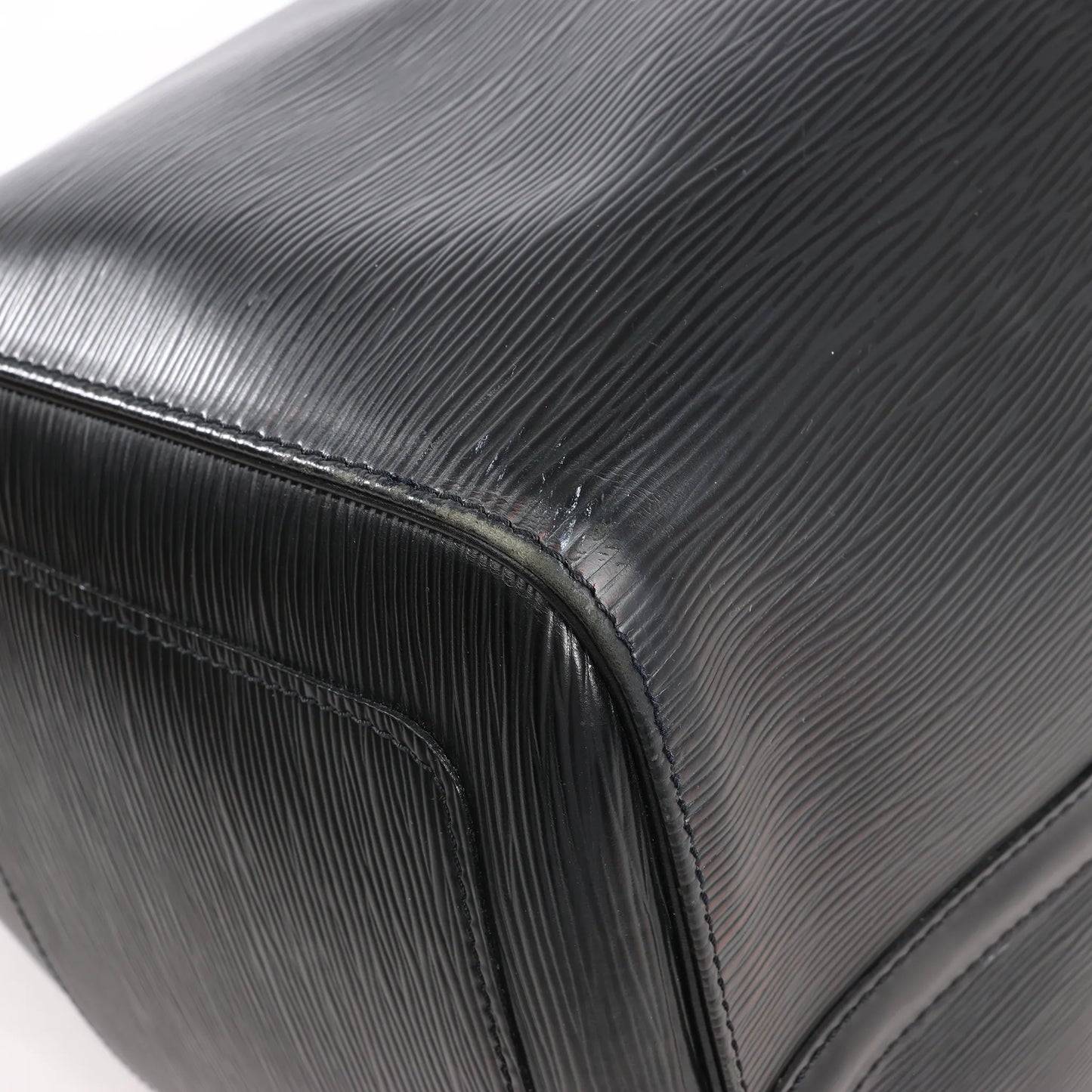 Louis Vuitton Epi Leather Keepall 50 Travel Bag in Black M42962