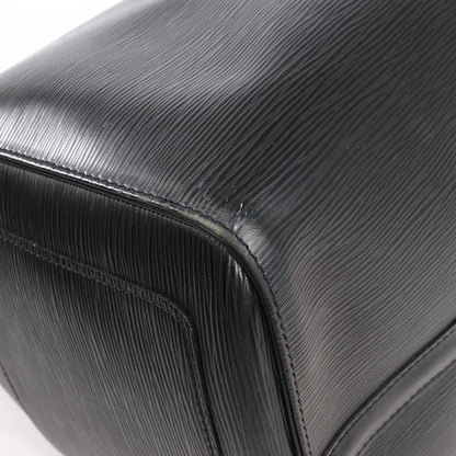 Louis Vuitton Epi Leather Keepall 50 Travel Bag in Black M42962