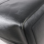 Louis Vuitton Epi Leather Keepall 50 Travel Bag in Black M42962