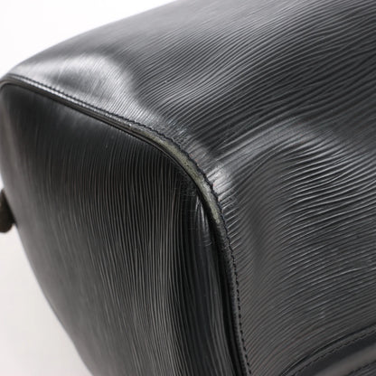 Louis Vuitton Epi Leather Keepall 50 Travel Bag in Black M42962