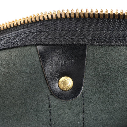 Louis Vuitton Epi Leather Keepall 50 Travel Bag in Black M42962