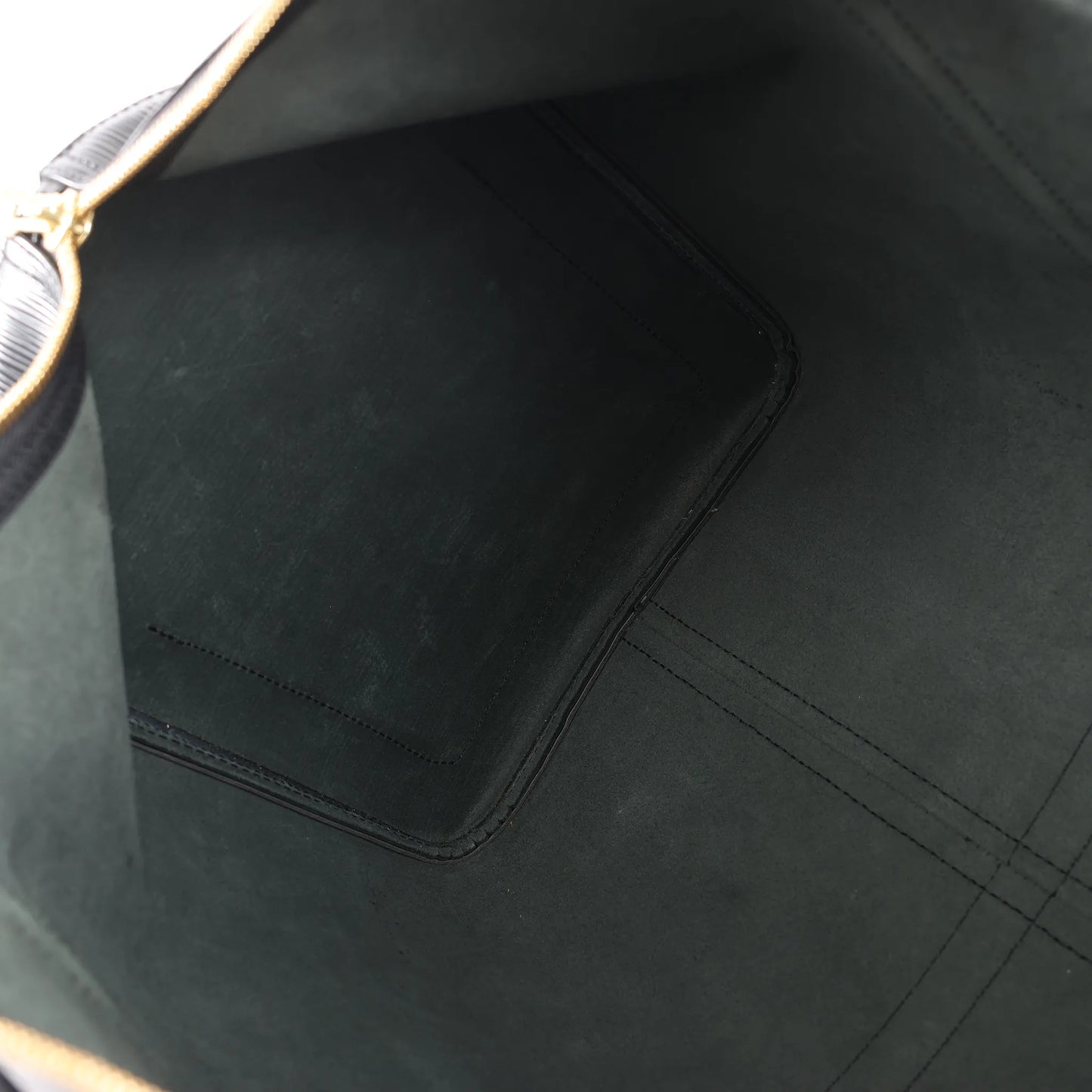 Louis Vuitton Epi Leather Keepall 50 Travel Bag in Black M42962