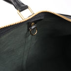 Louis Vuitton Epi Leather Keepall 50 Travel Bag in Black M42962