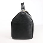 Louis Vuitton Epi Leather Keepall 50 Travel Bag in Black M42962