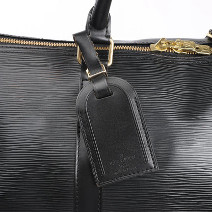 Louis Vuitton Epi Leather Keepall 50 Travel Bag in Black M42962