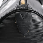 Louis Vuitton Epi Leather Keepall 50 Travel Bag in Black M42962
