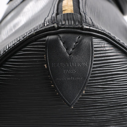 Louis Vuitton Epi Leather Keepall 50 Travel Bag in Black M42962