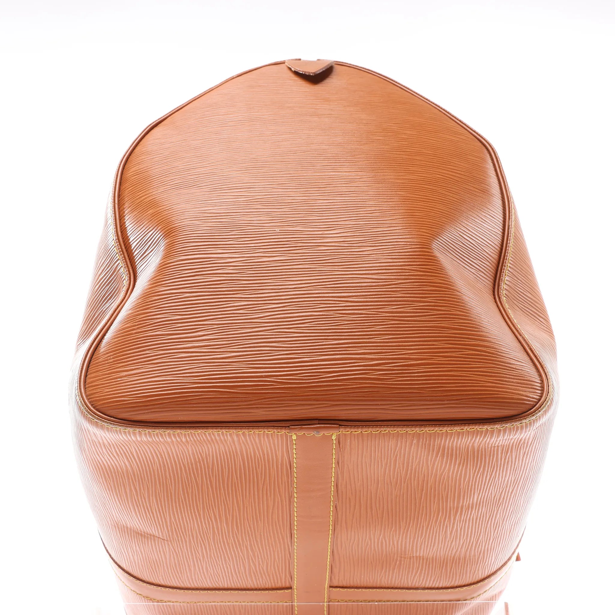 Louis Vuitton Keepall 50 Epi Leather Travel Bag in Brown M42968