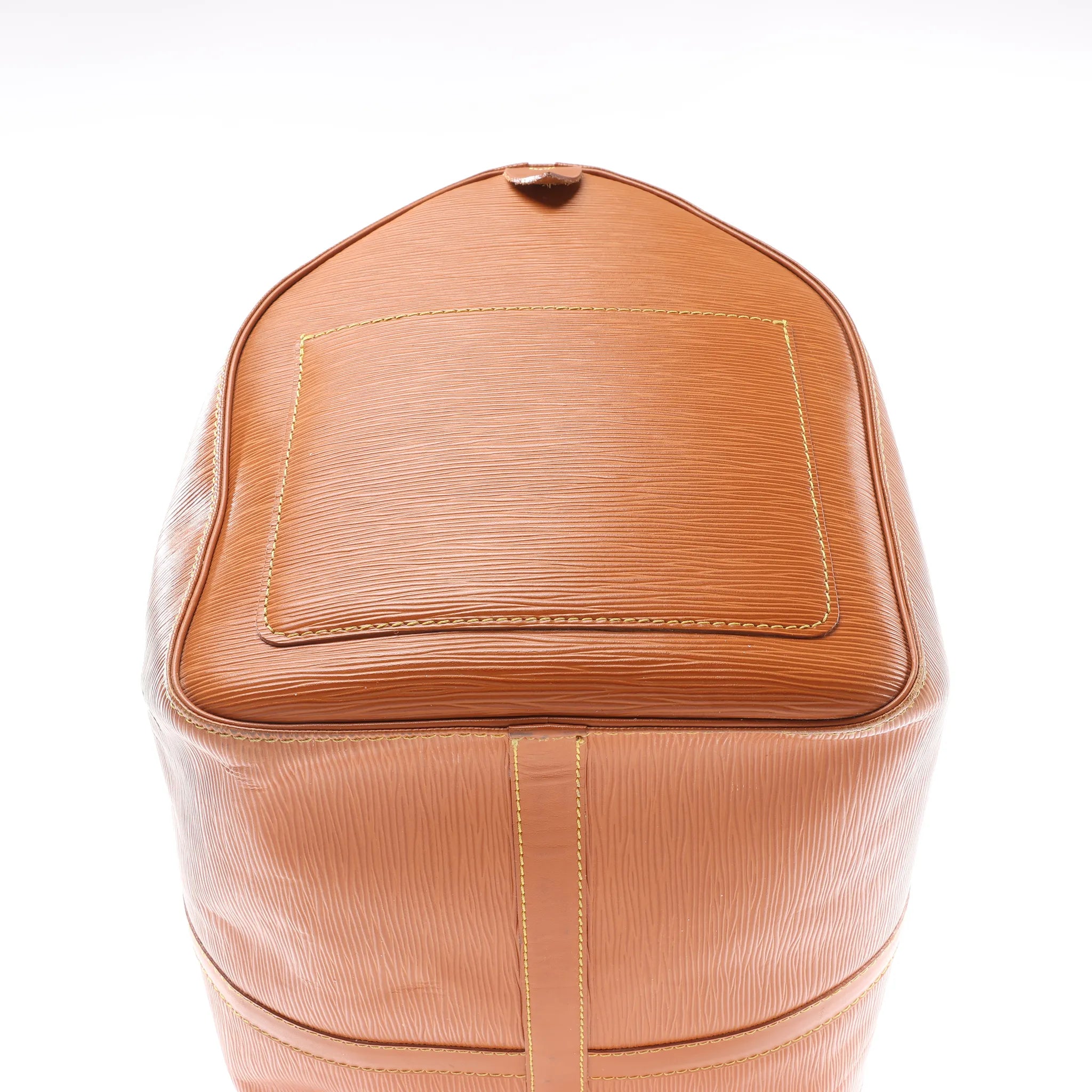 Louis Vuitton Keepall 50 Epi Leather Travel Bag in Brown M42968