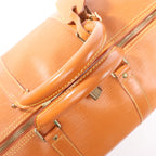 Louis Vuitton Keepall 50 Epi Leather Travel Bag in Brown M42968