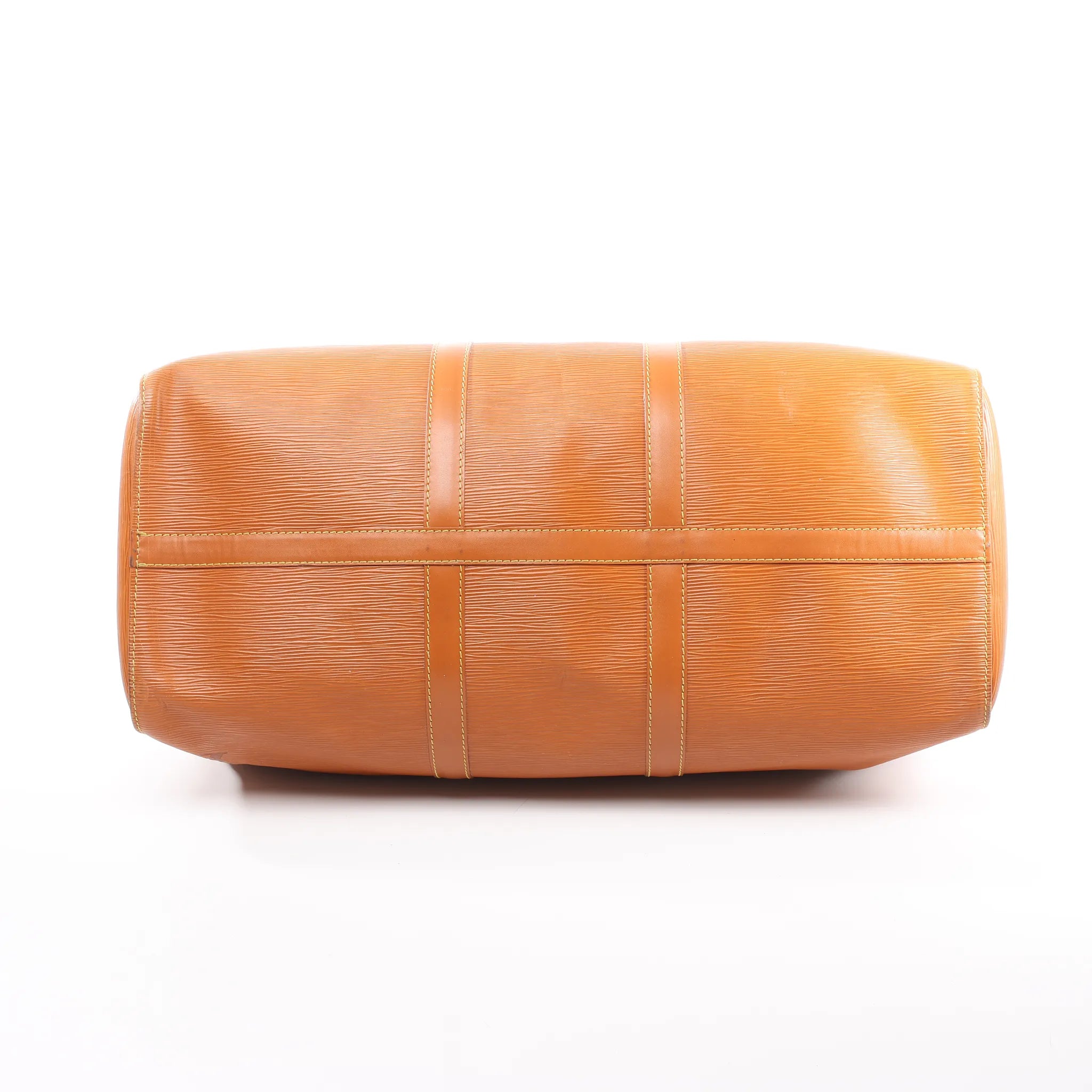 Louis Vuitton Keepall 50 Epi Leather Travel Bag in Brown M42968