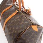 Louis Vuitton Keepall 50 Monogram Canvas Travel Bag in Brown M41426