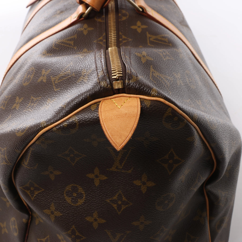 Bolsa de viaje Louis Vuitton Keepall 50 Monogram de lona en marrón M41426