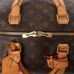 Bolsa de viaje Louis Vuitton Keepall 50 Monogram de lona en marrón M41426