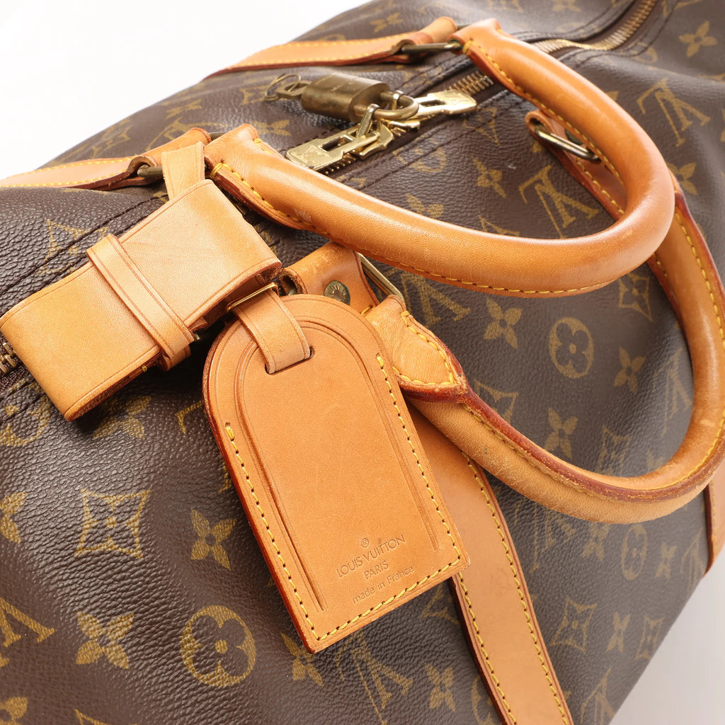 Louis Vuitton Keepall 50 Monogram Canvas Travel Bag in Brown M41426
