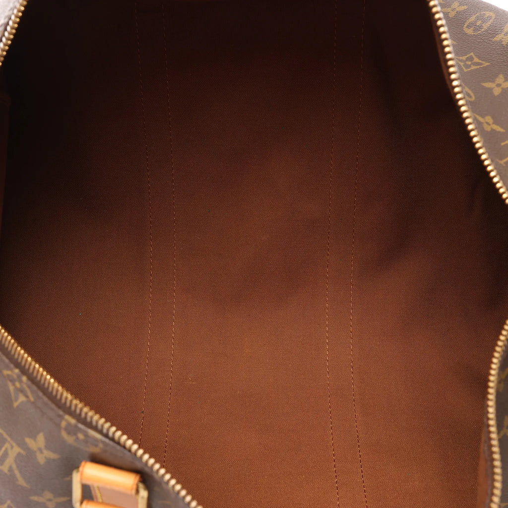 Louis Vuitton Keepall 50 Monogram Canvas Travel Bag in Brown M41426