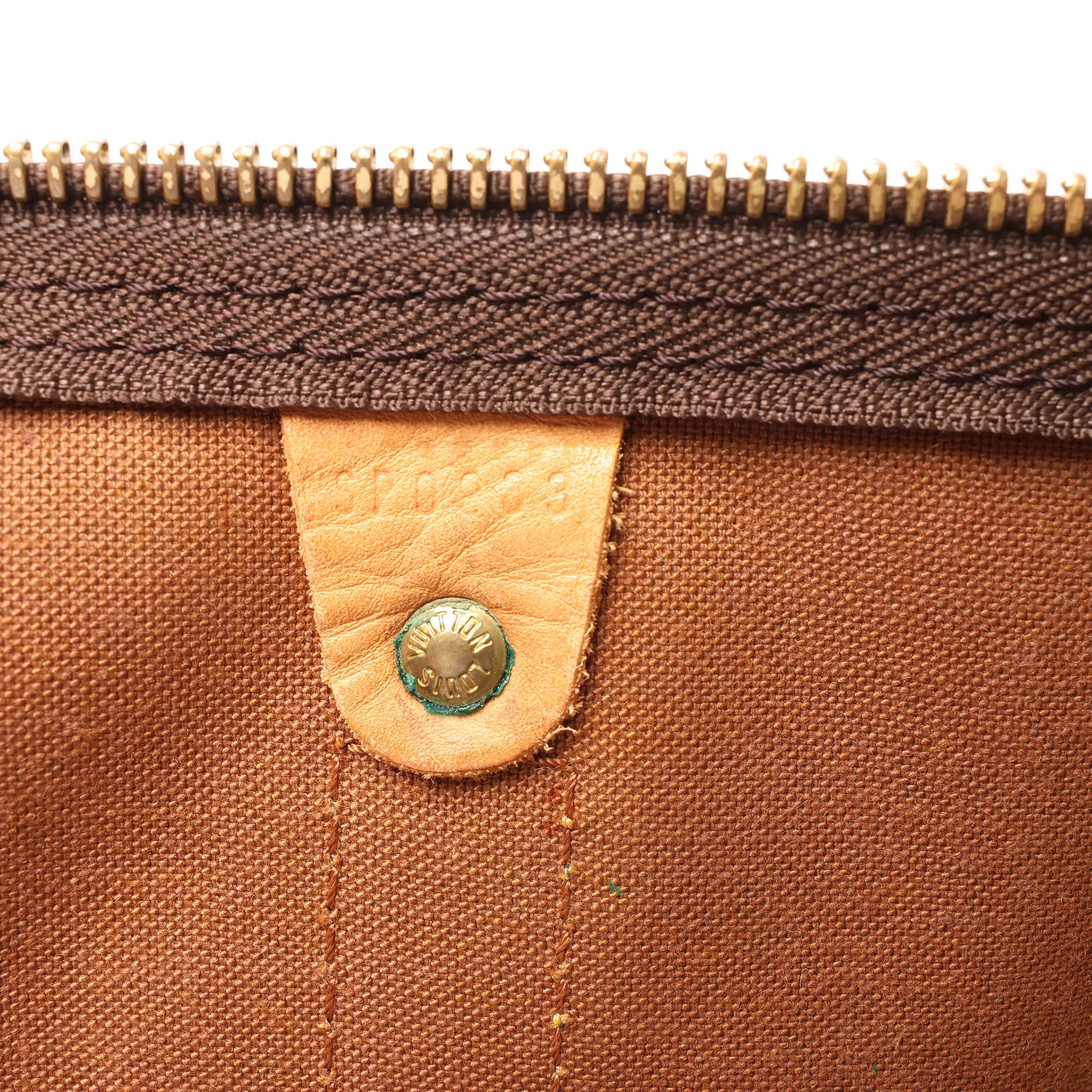 Louis Vuitton Keepall 50 Monogram Canvas Travel Bag in Brown M41426